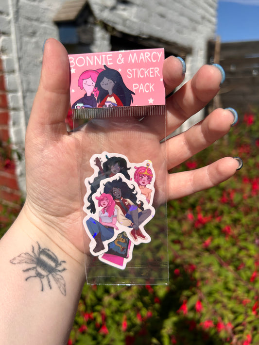 Bubbline sticker pack 🩷🖤