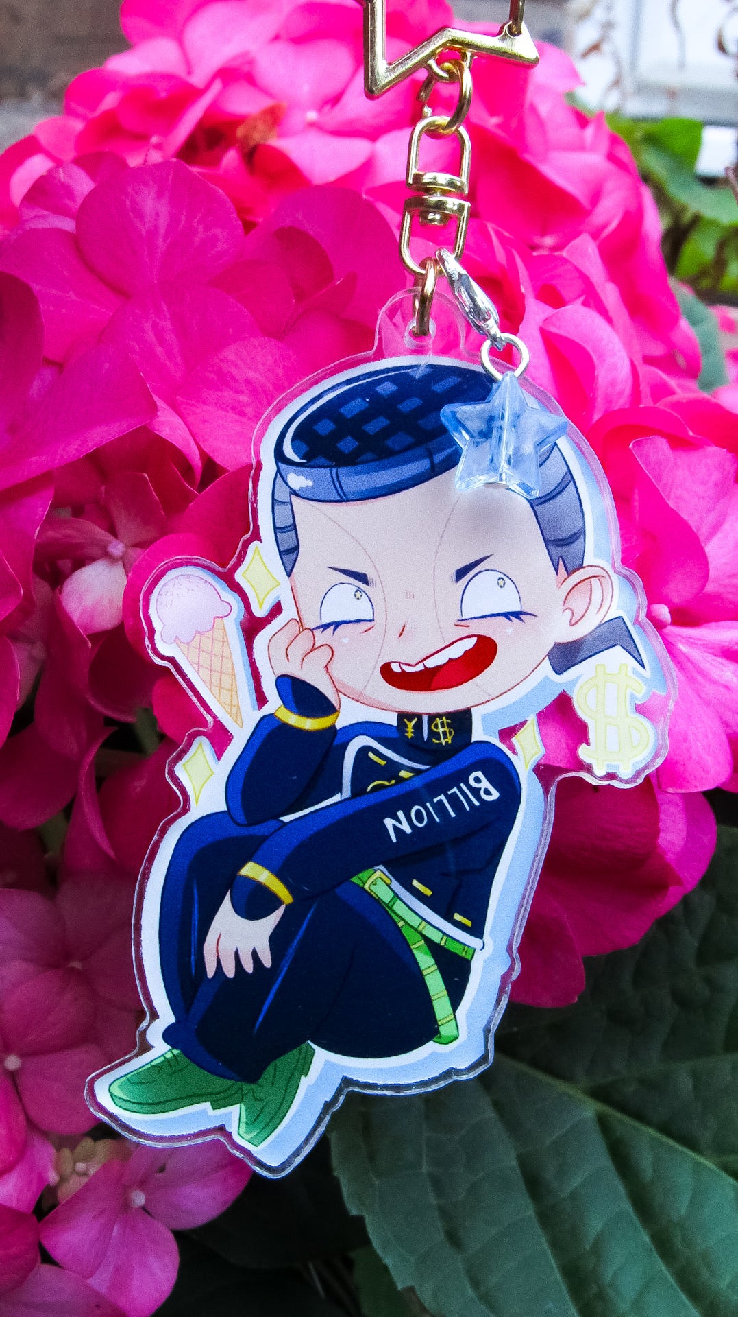 JJBA Keyrings 💖🧡💚💙